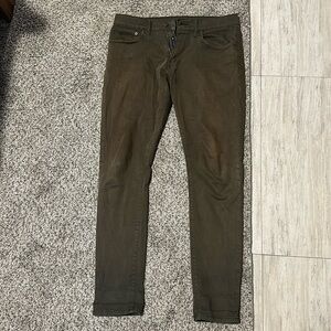 Lucky Brand Men’s Chinos Olive Green, W30xL32